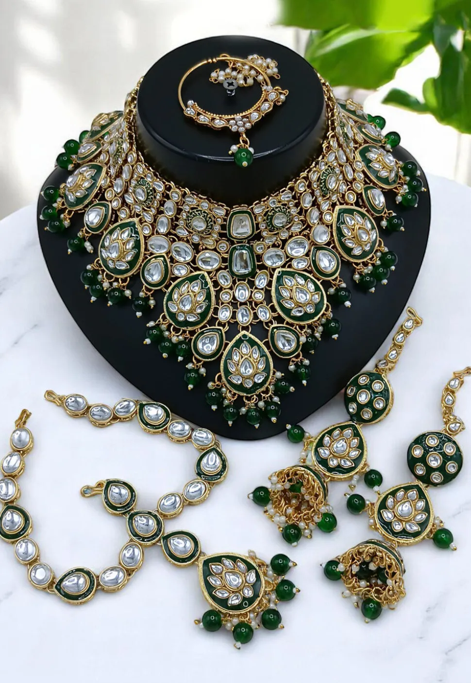 Kundan Choker Necklace Set