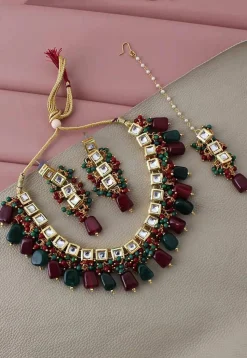 Kundan Choker Necklace Set