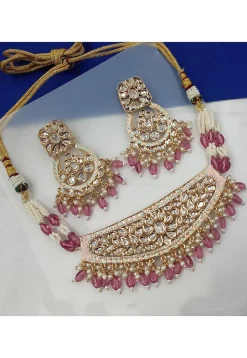 Kundan Choker Necklace Set