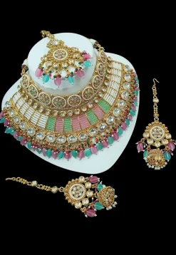 Kundan Choker Necklace Set