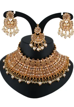 Kundan Choker Necklace Set