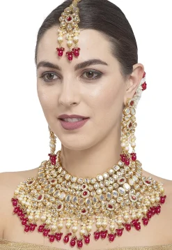 Kundan Choker Necklace Set