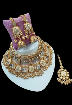 Kundan Choker Necklace Set