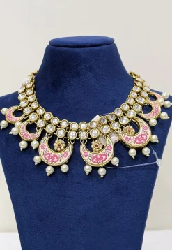 Kundan Choker Necklace Set