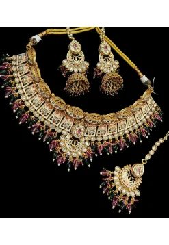 Kundan Choker Necklace Set