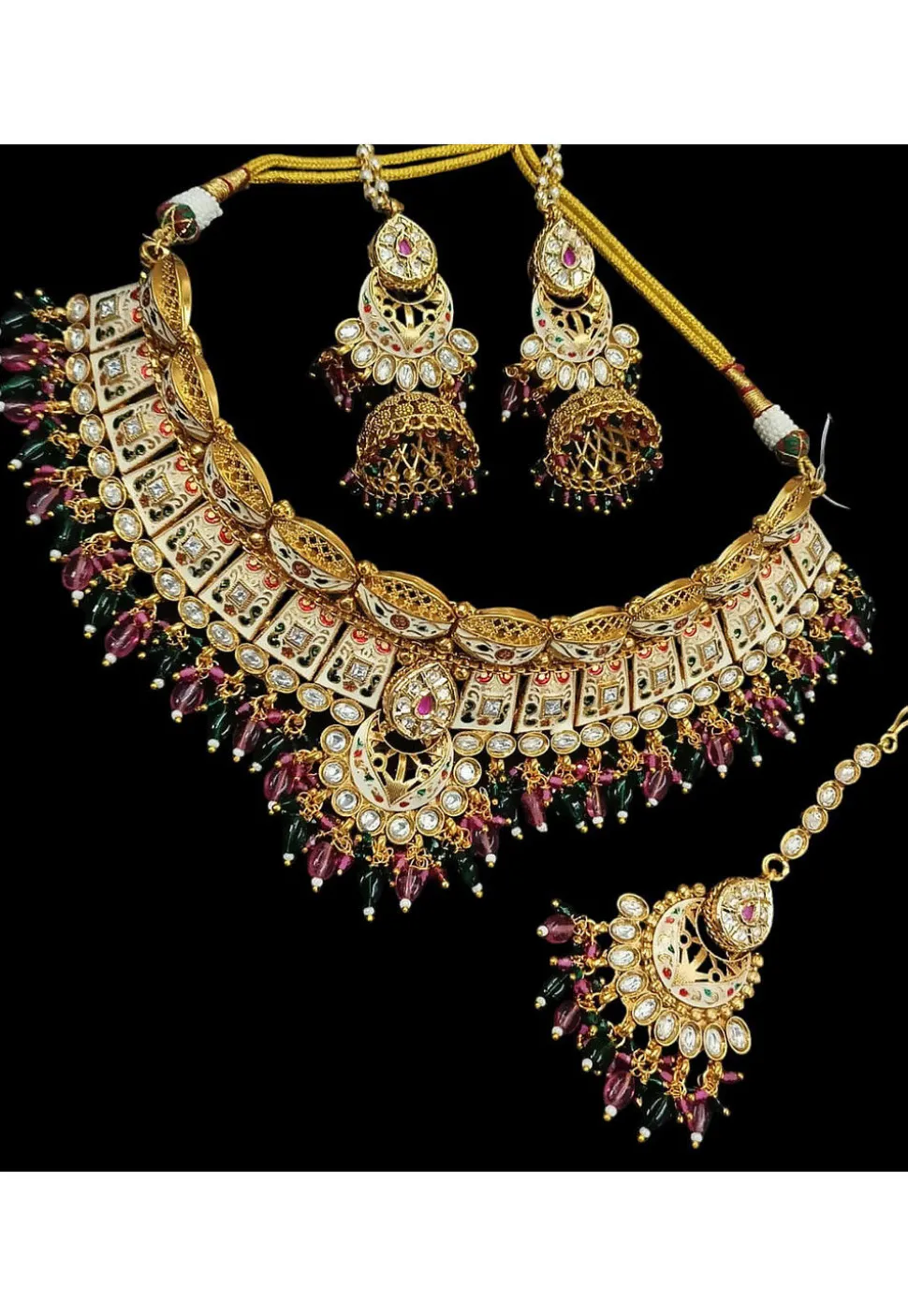 Kundan Choker Necklace Set