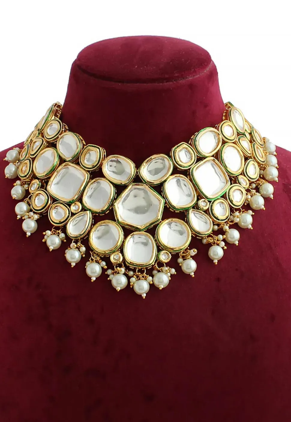 Kundan Choker Necklace Set