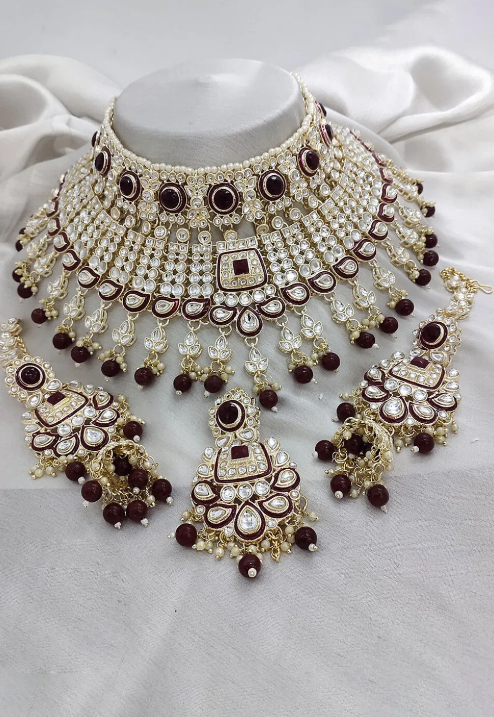 Kundan Choker Necklace Set