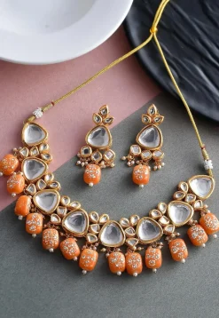 Kundan Choker Necklace Set