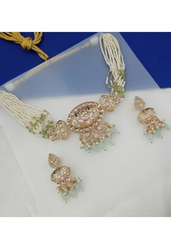 Kundan Choker Necklace Set