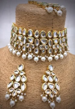Kundan Choker Necklace Set
