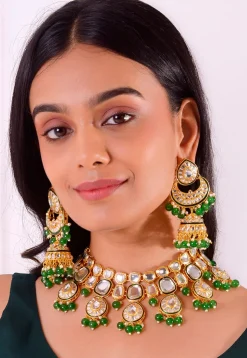 Kundan Choker Necklace Set