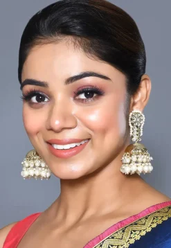 Kundan Jhumka Style Earrings