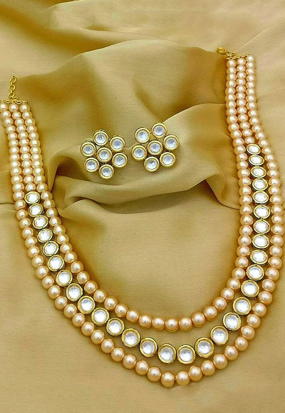 Kundan Layered Necklace Set