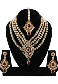 Kundan Layered Necklace Set