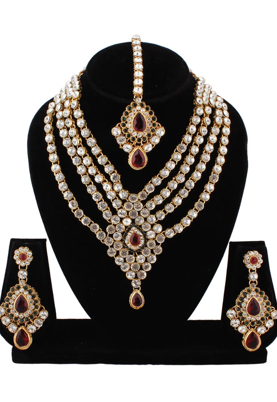 Kundan Layered Necklace Set