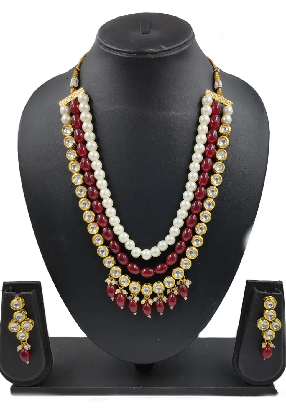 Kundan Layered Necklace Set