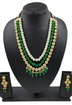 Kundan Layered Necklace Set