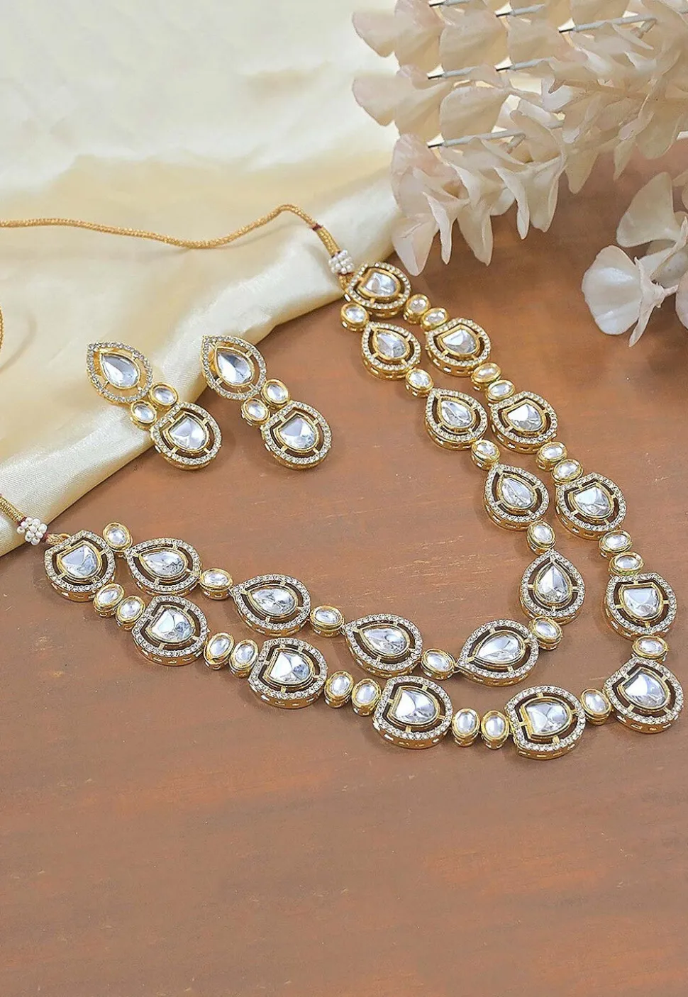 Kundan Layered Necklace Set