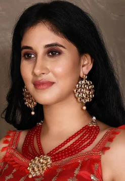 Kundan Layered Necklace Set