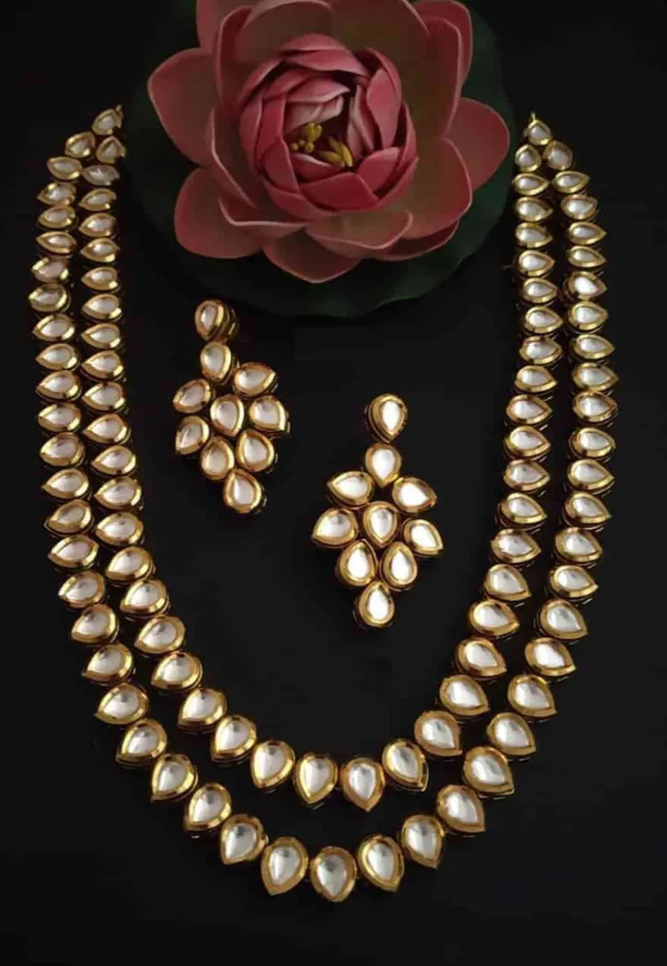 Kundan Layered Necklace Set