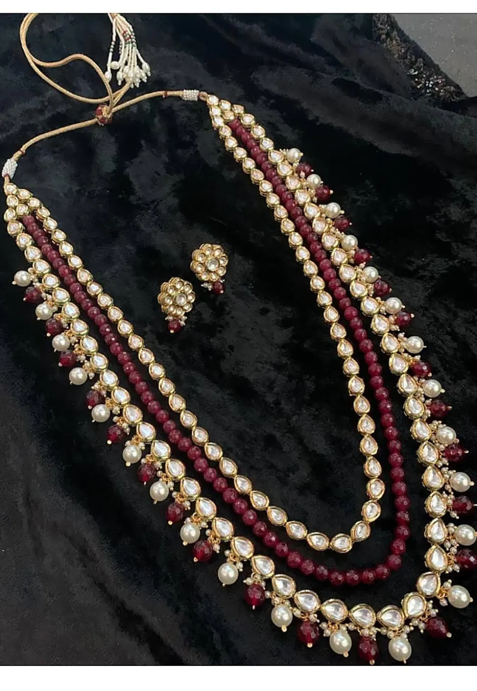 Kundan Layered Necklace Set