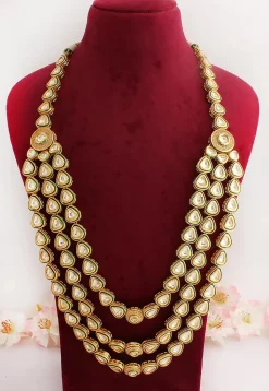 Kundan Long Layered Necklace