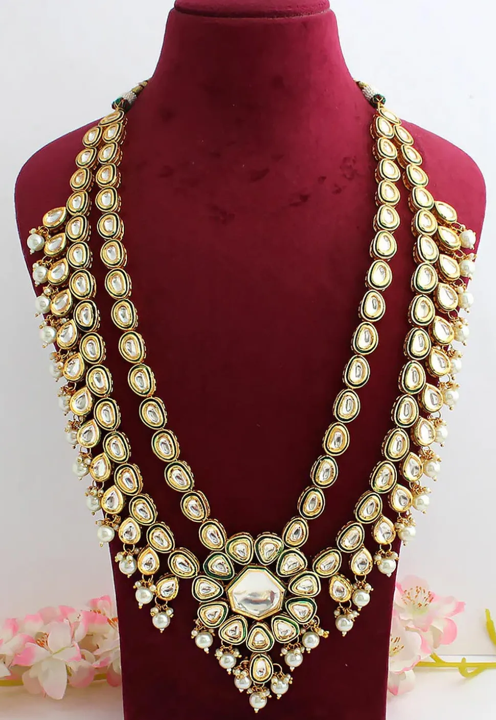 Kundan Long Necklace