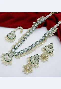Kundan Long Necklace Set