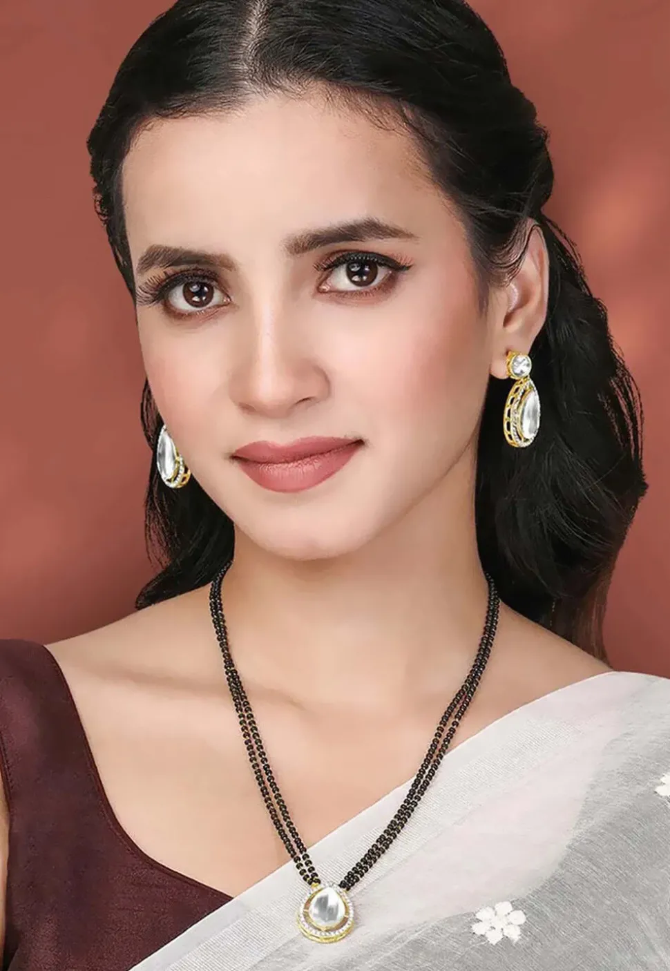 Kundan Mangalsutra Set