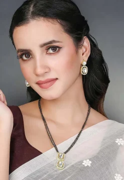 Kundan Mangalsutra Set