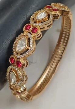 Kundan Openable Bracelet