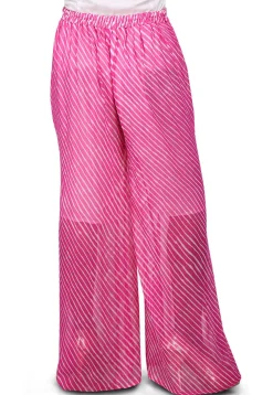 Lehariya Printed Georgette Palazzo in Pink