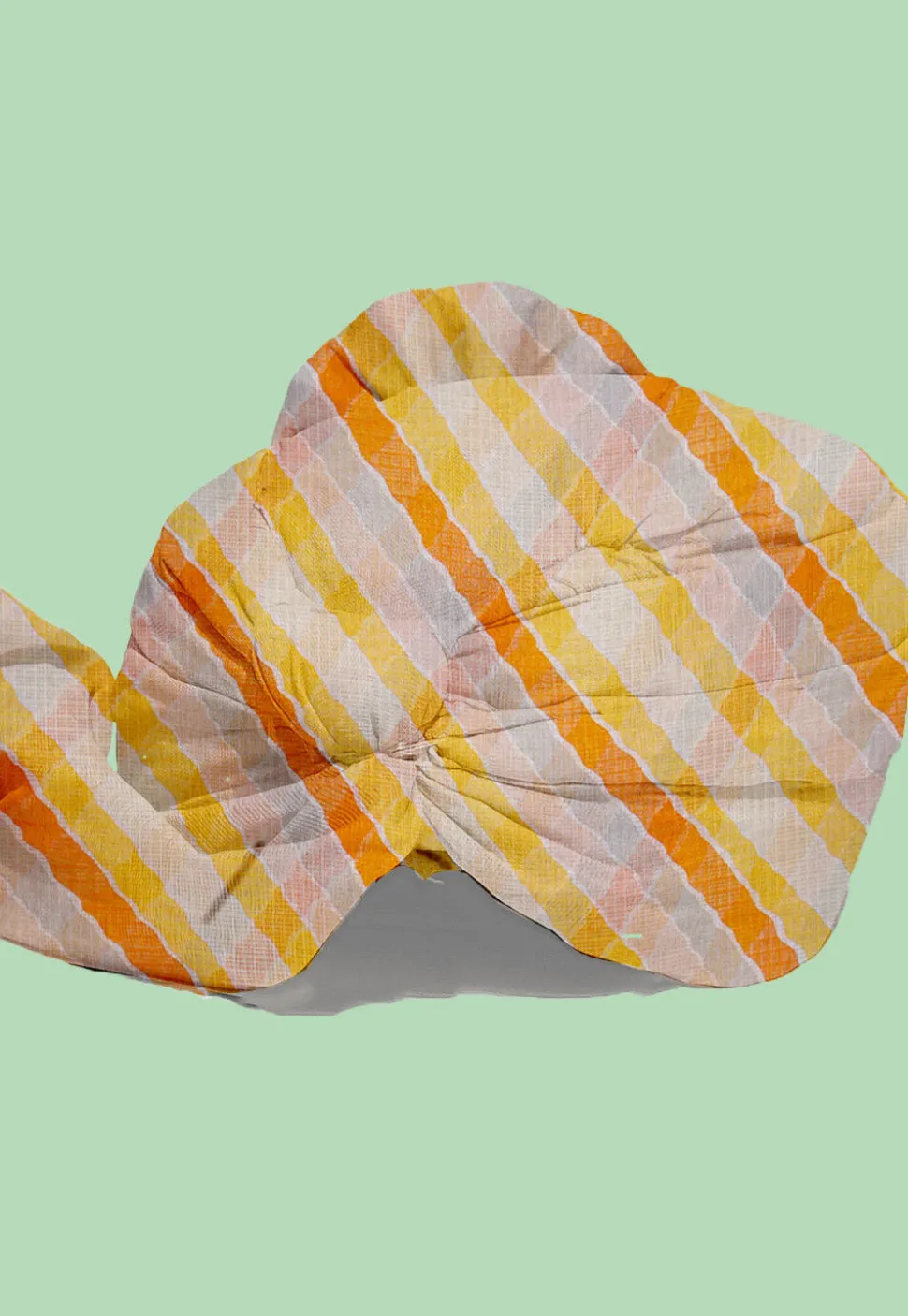 Leheriya Kota Silk Kids Turban in shaded yellow
