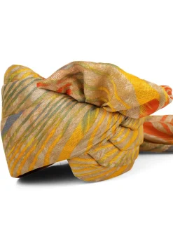 Leheriya Printed Kota Doria Turban in Multicolor