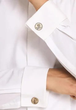 Lotus Magic Metallic Cufflink Pair
