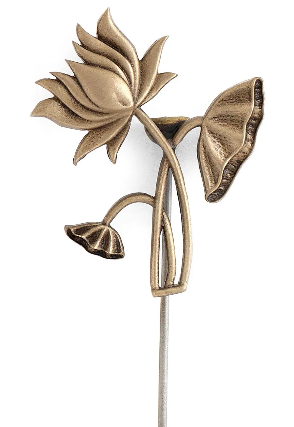 Lotus Magic Metallic Lapel Pin