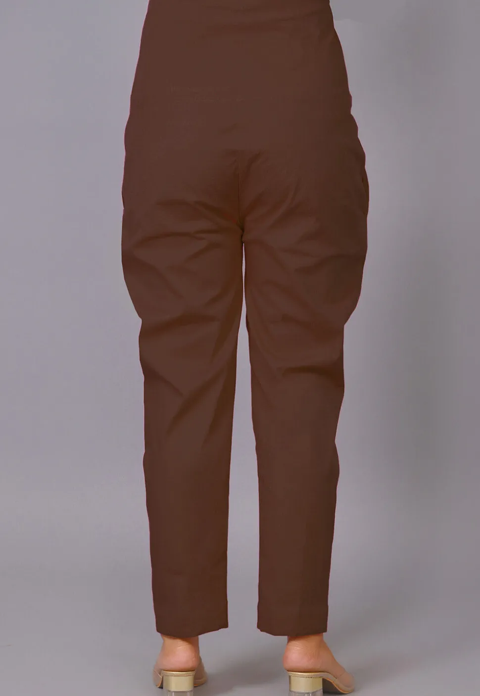 Maternity Cotton Pant in Brown