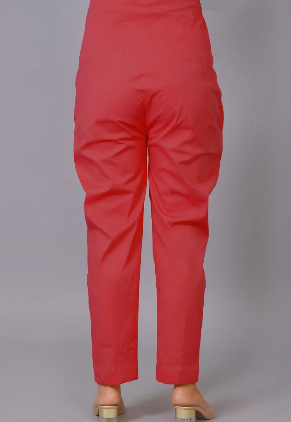 Maternity Cotton Pant in Maroon