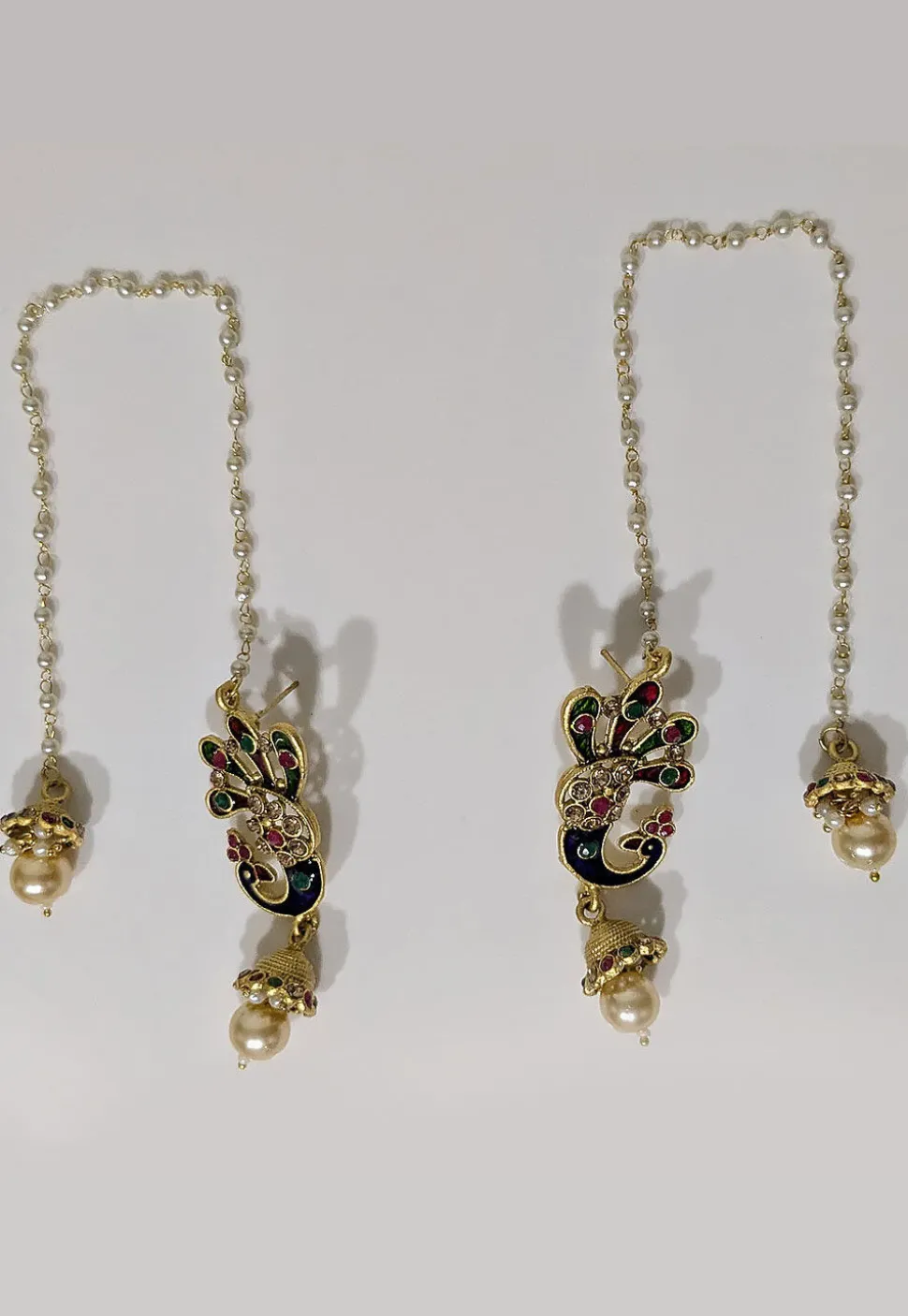 Meenakari Jhumka Style Earrings