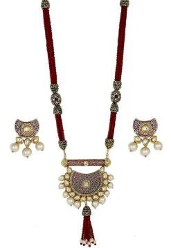 Meenakari Necklace Set