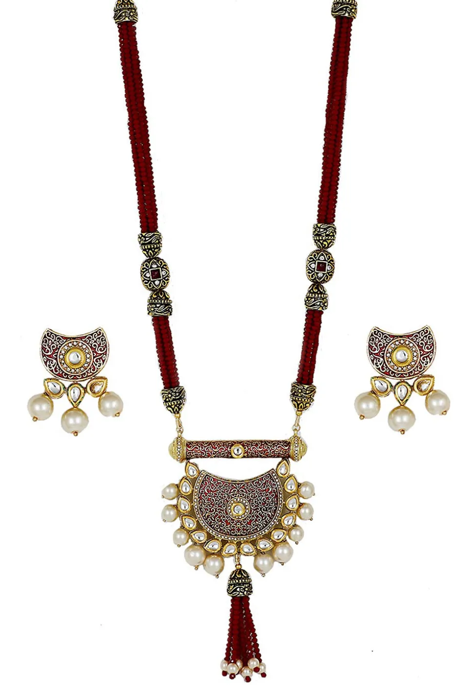 Meenakari Necklace Set