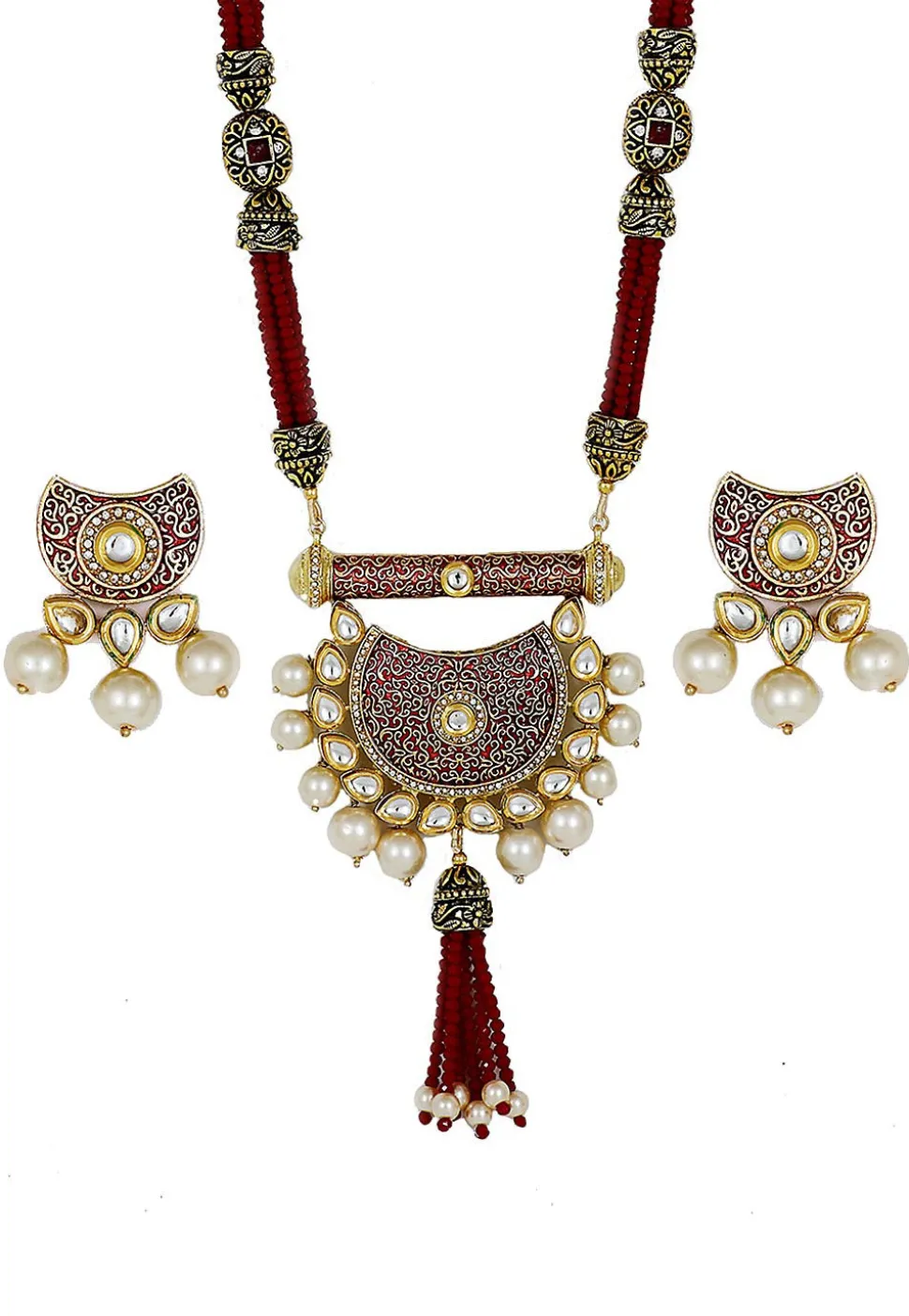 Meenakari Necklace Set