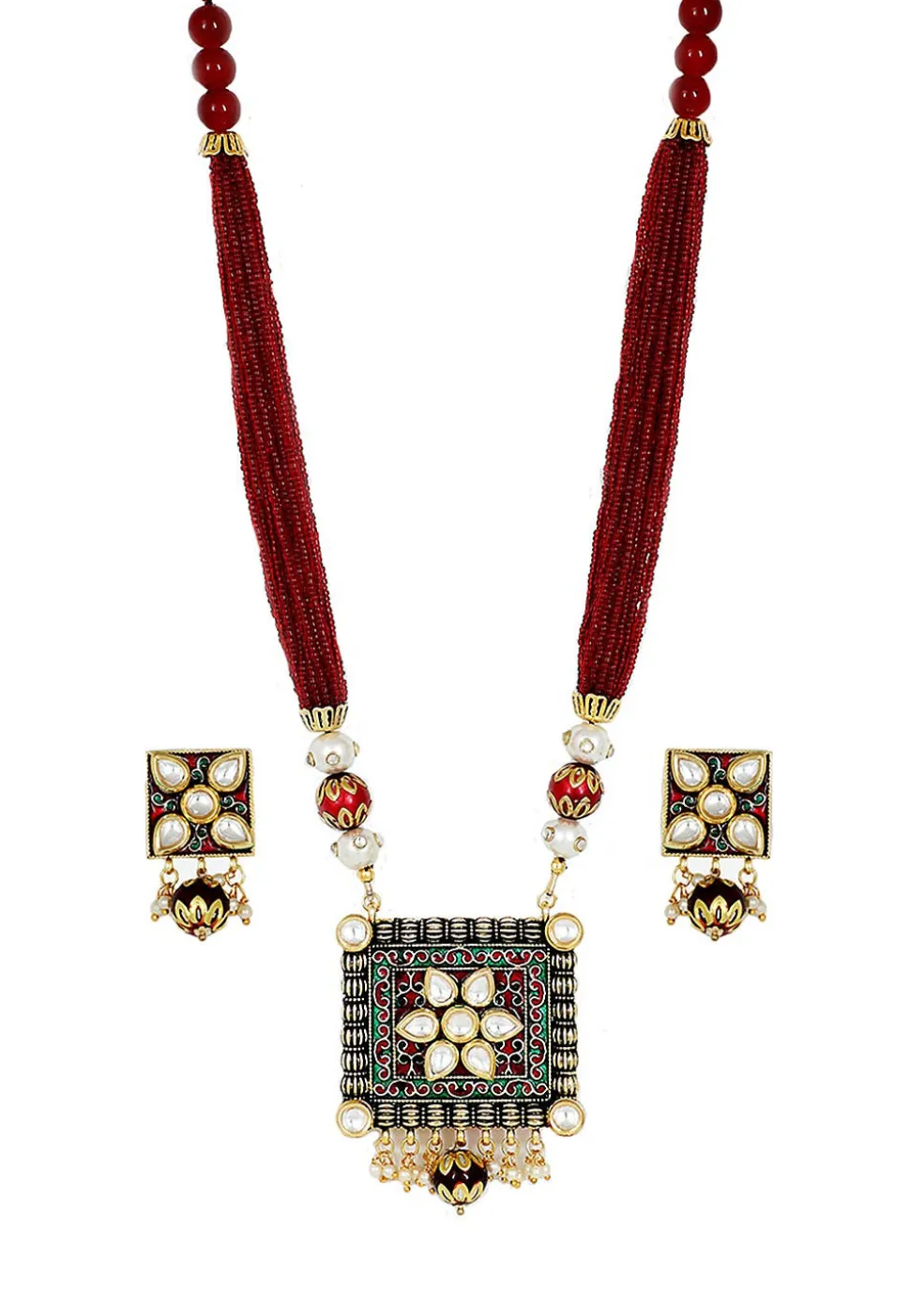 Meenakari Necklace Set