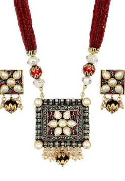 Meenakari Necklace Set