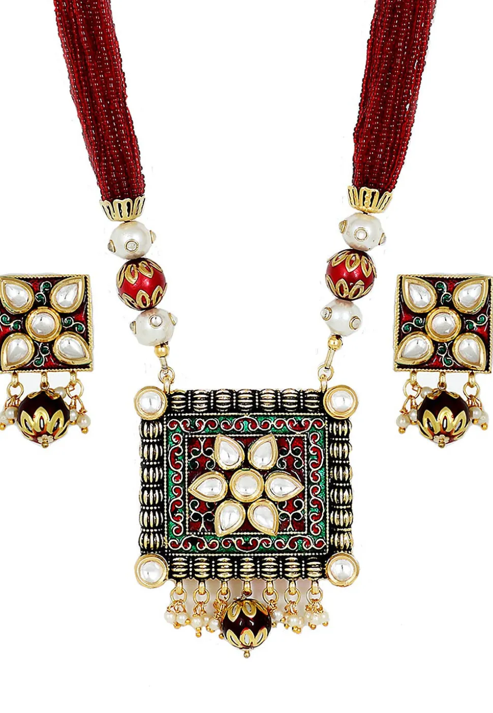 Meenakari Necklace Set