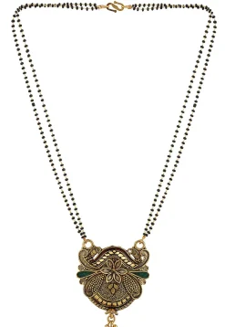 Meenakari Oxidised Mangalsutra