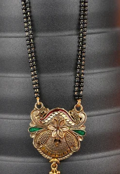 Meenakari Oxidised Mangalsutra
