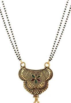 Meenakari Oxidised Mangalsutra