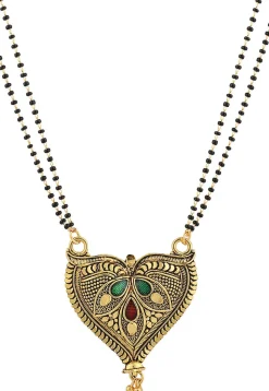 Meenakari Oxidised Mangalsutra